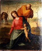 Domenico di Pace Beccafumi The Flight into Egypt oil painting reproduction
